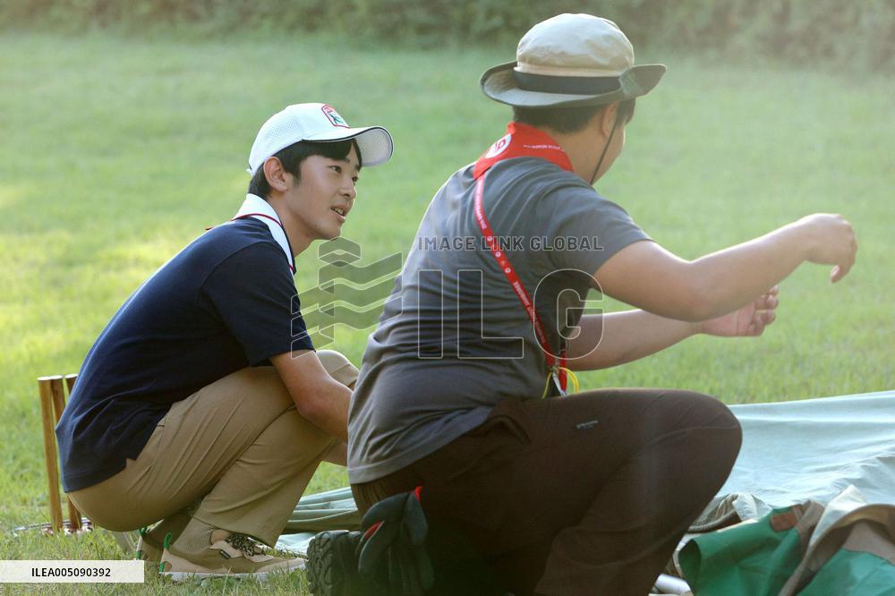Prince Hisahito joins boy scout event in western Japan