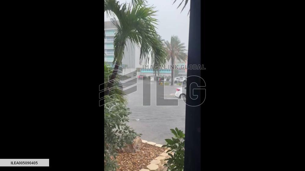US: Fast-Moving Storm Floods Roads in Treasure Island, Florida
