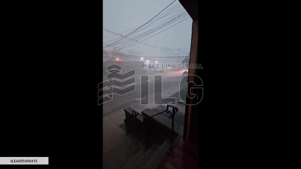 US: Heavy Rain and Strong Wind Sweep Across New Jersey 2