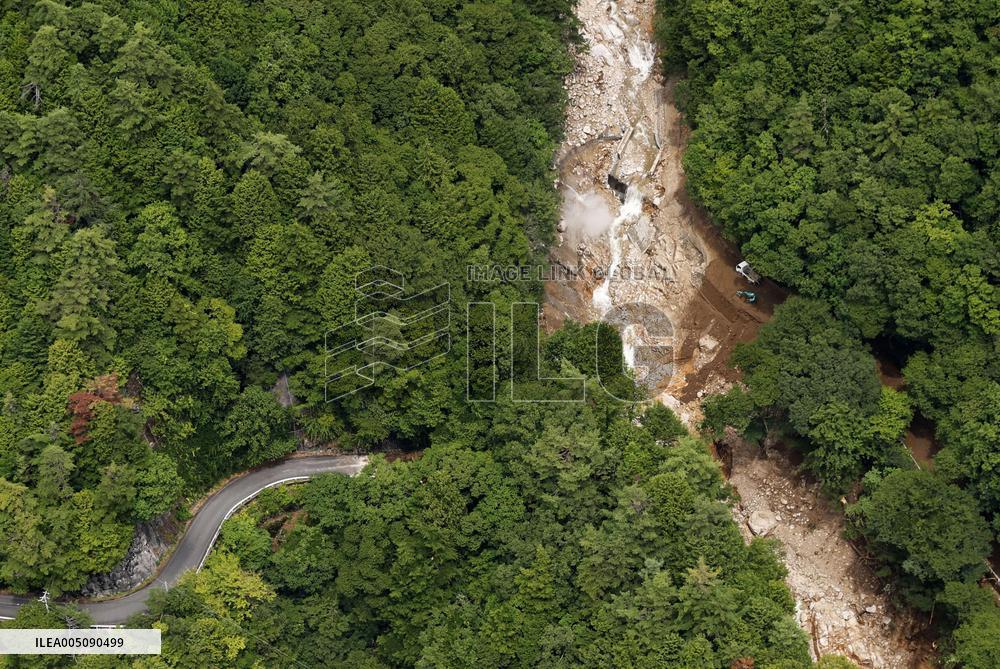 Landslide in central Japan