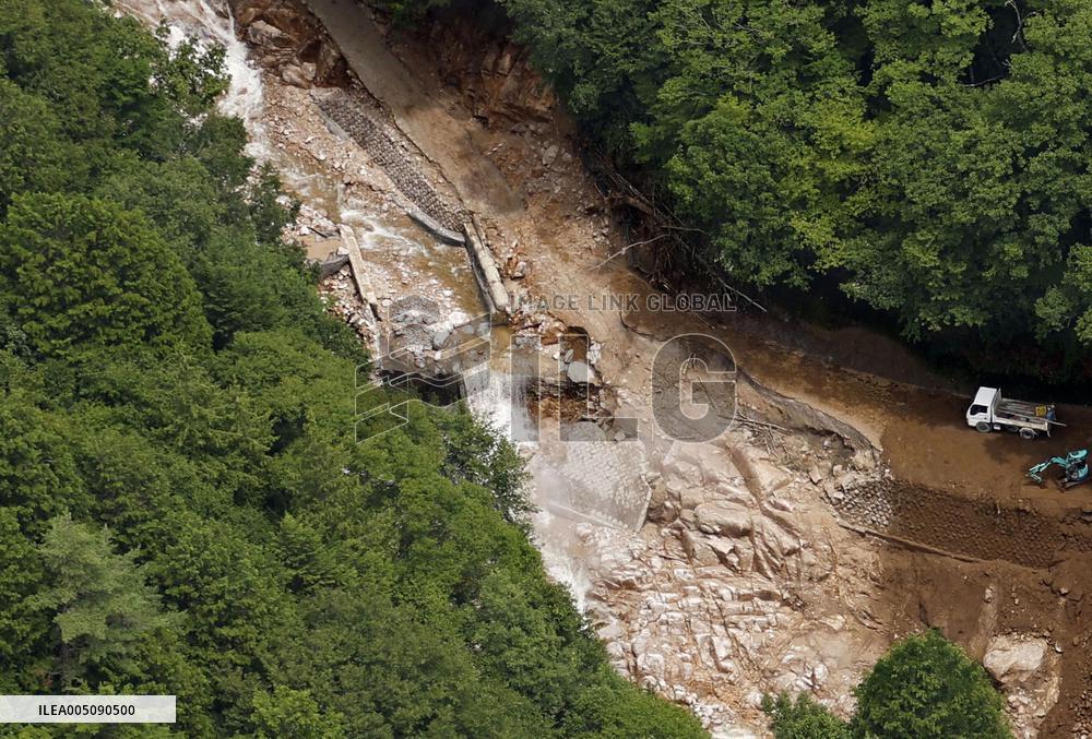 Landslide in central Japan
