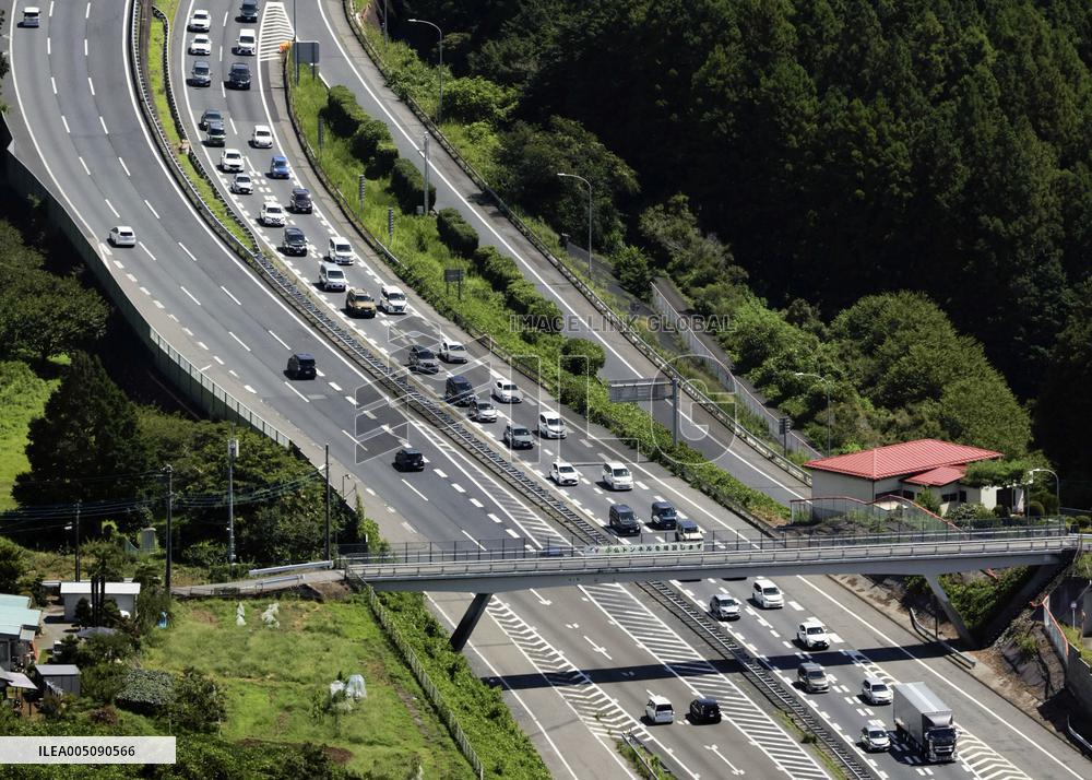 Summer holiday rush in Japan