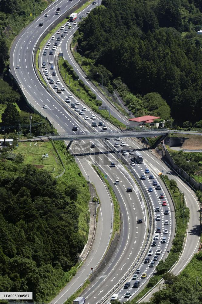 Summer holiday rush in Japan