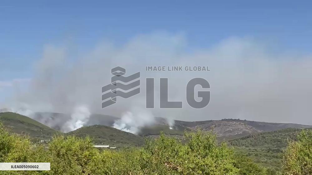 Spain: Tírig Wildfire Breaks Out in Castellón Province