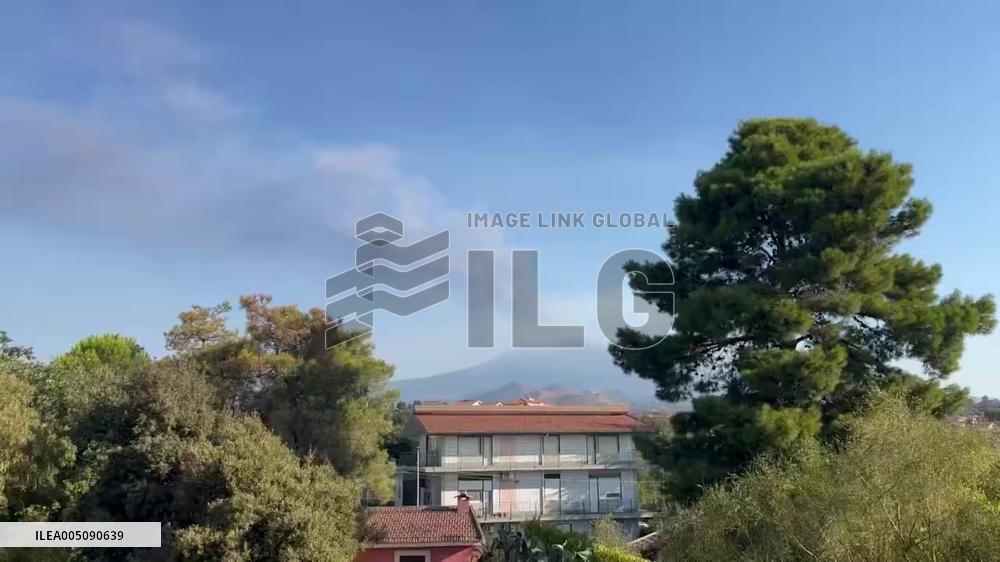 Italy: Mount Etna Erupts, Smoke Plume Seen From Nearby Towns