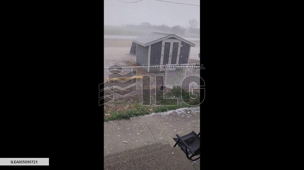 Canada: Intense Storm Brings Hail, Wind to Southern Alberta