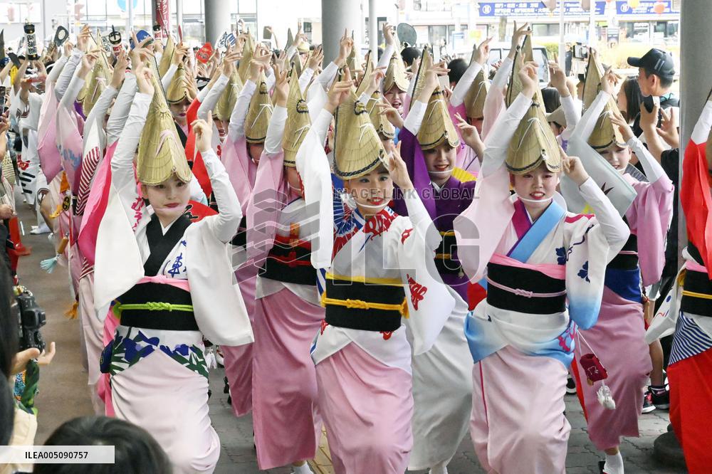 Awa dance festival in western Japan