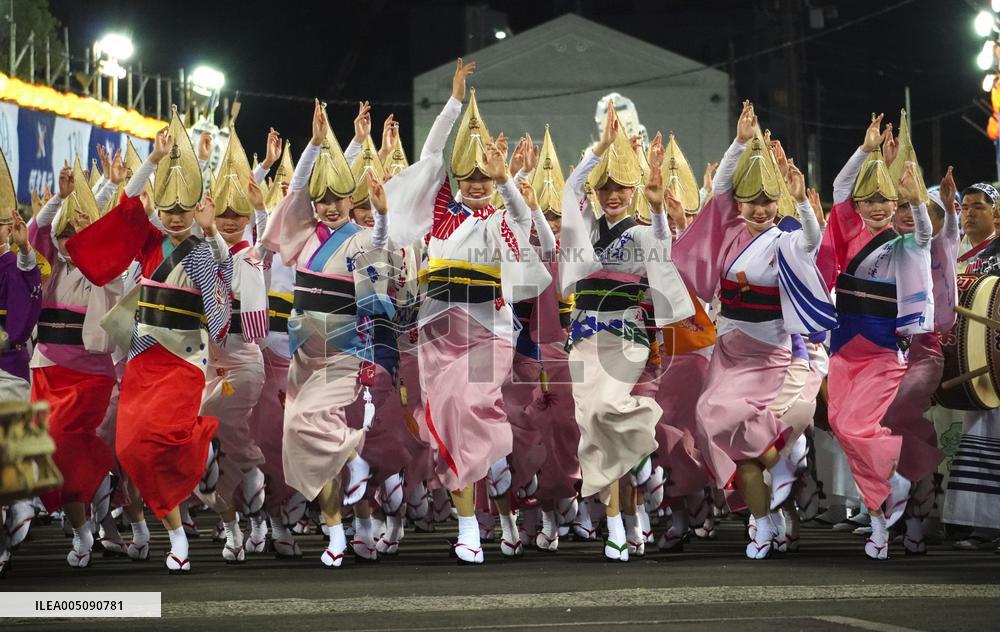 Awa dance festival in western Japan