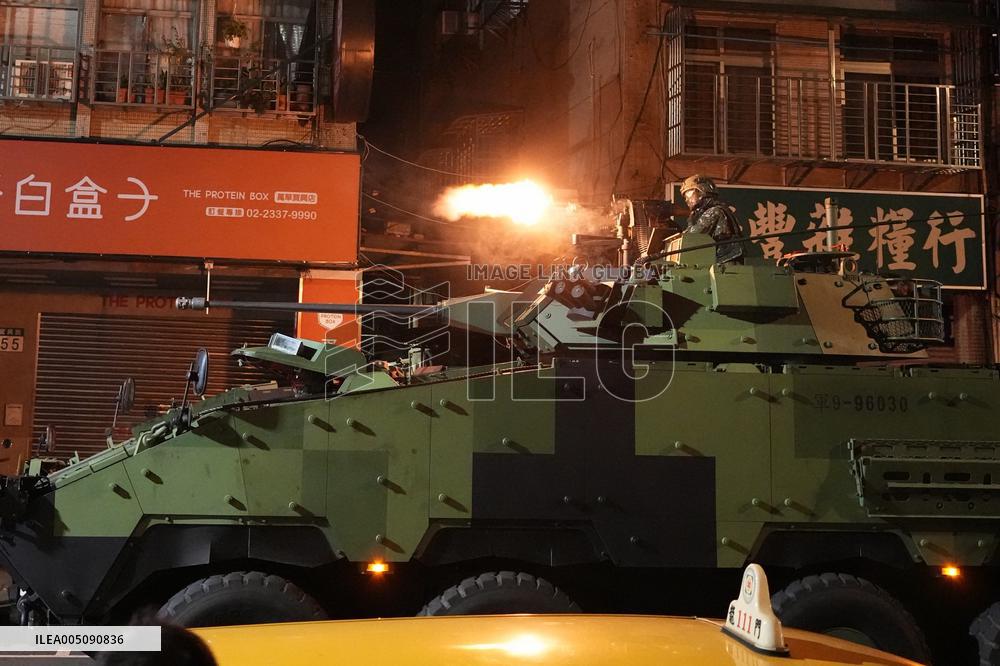 Military exercise in Taiwan