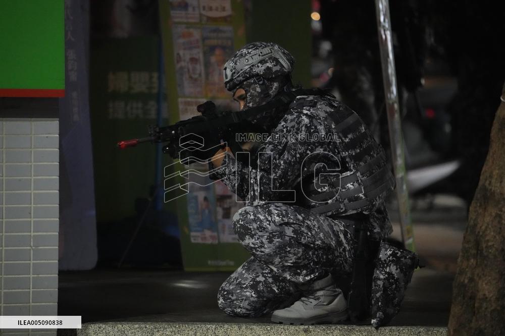 Military exercise in Taiwan