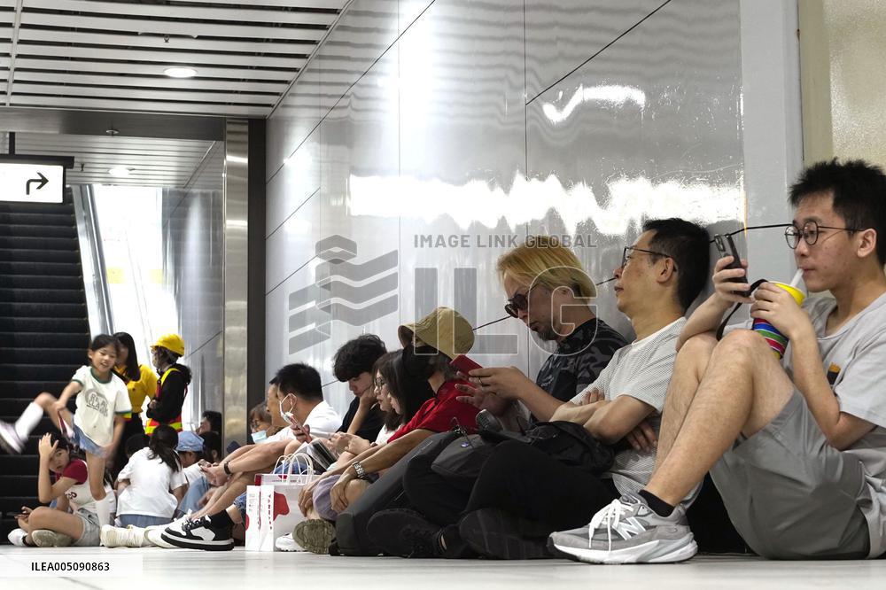 Air-raid drill in Taiwan