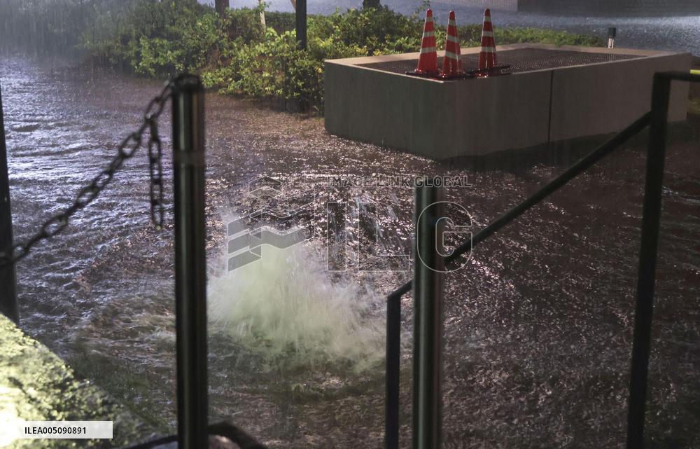 Torrential rain pounds eastern Japan