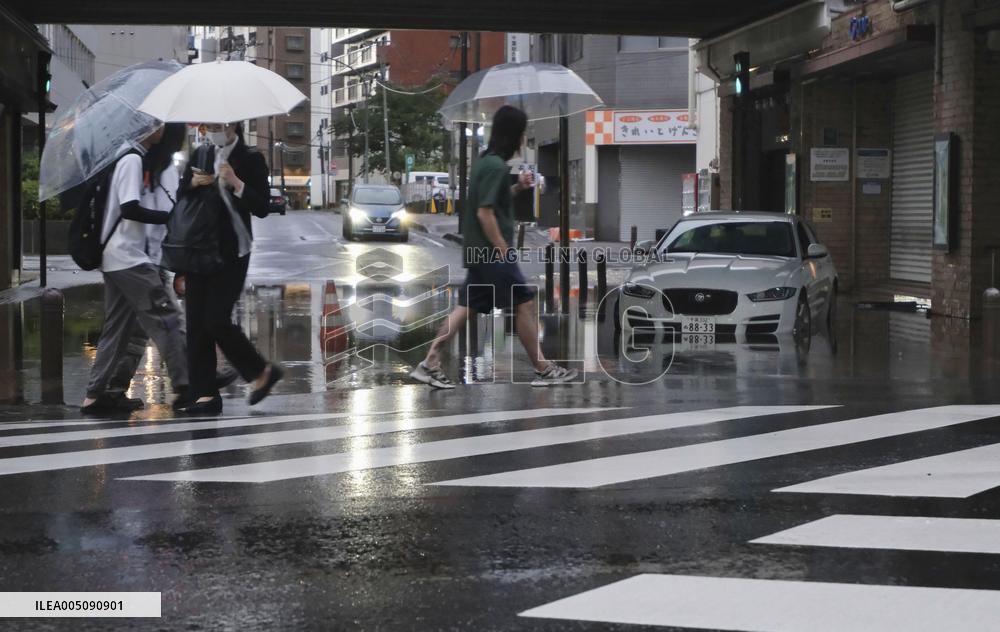 Aftermath of torrential rain in eastern Japan