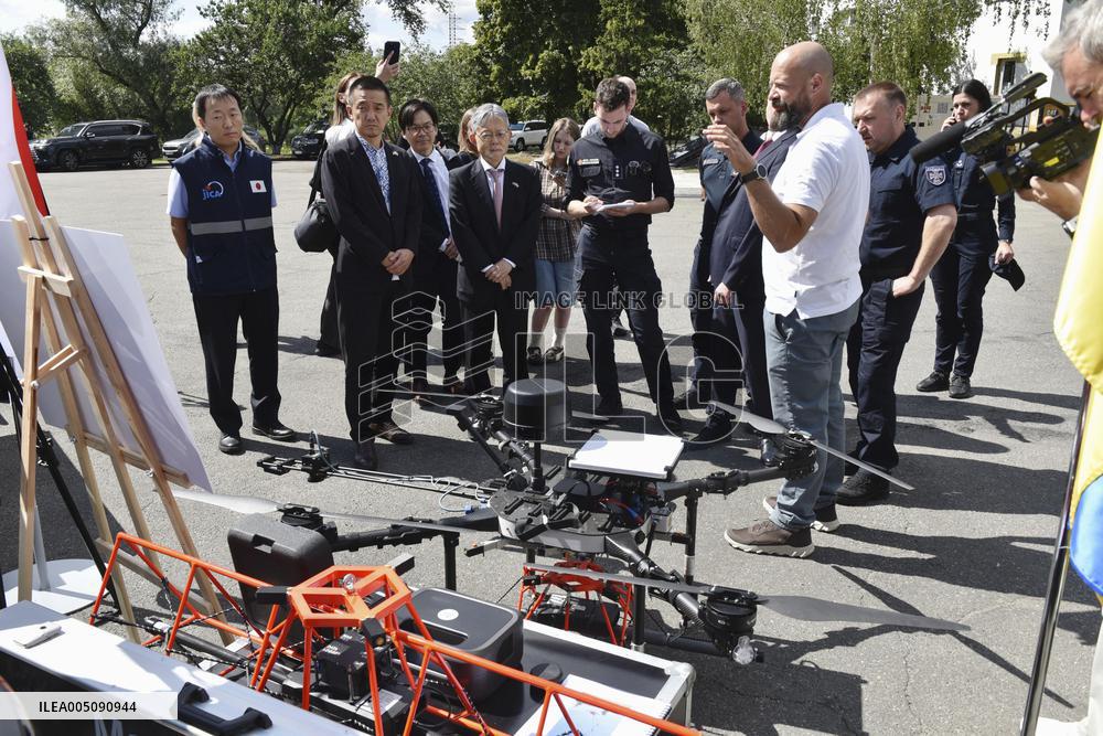 Japan provides mine-detection system to Ukraine