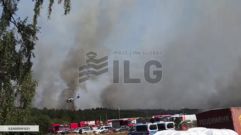 Germany: Hundreds of Hectares Burn as Hürtgenwald Wildfire Forces Evacuations