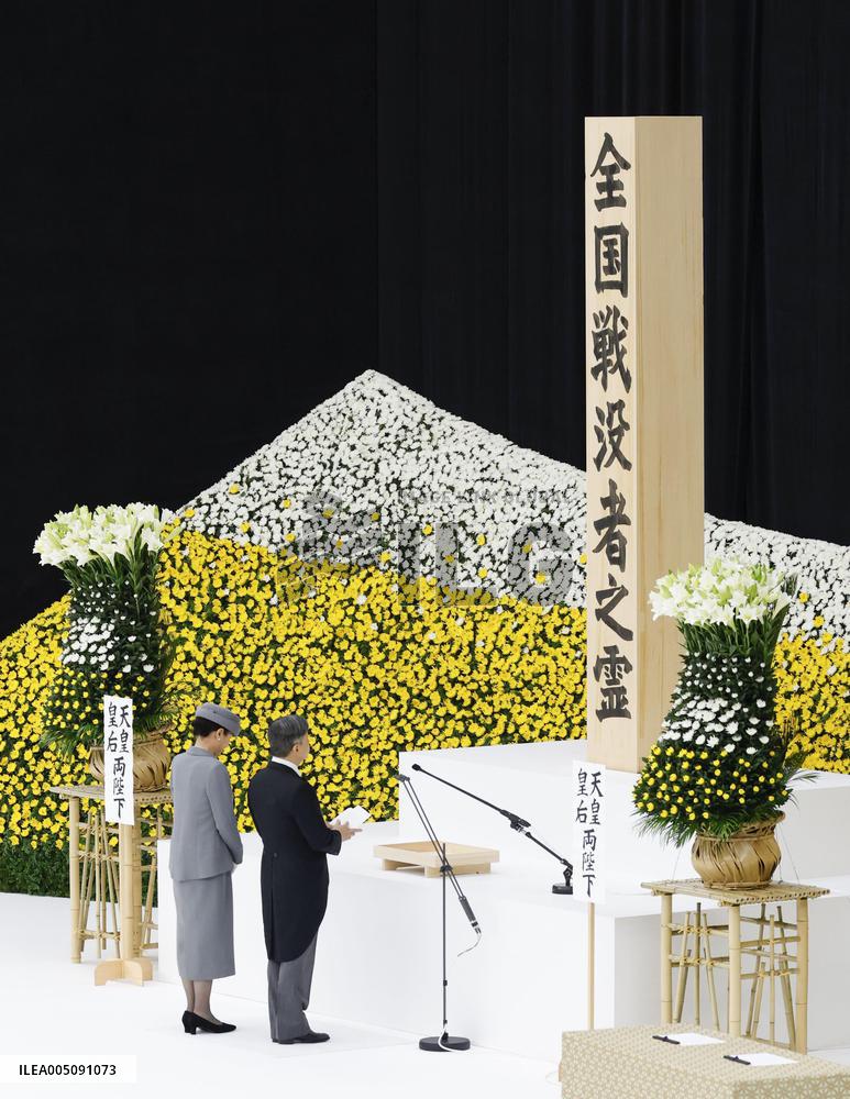81st anniv. of Japan's WWII surrender