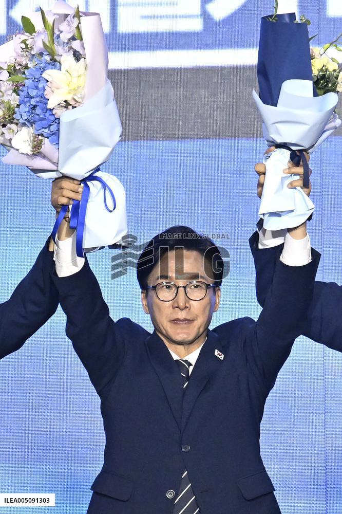 Kim Min Seok elected S. Korean ruling party's new leader