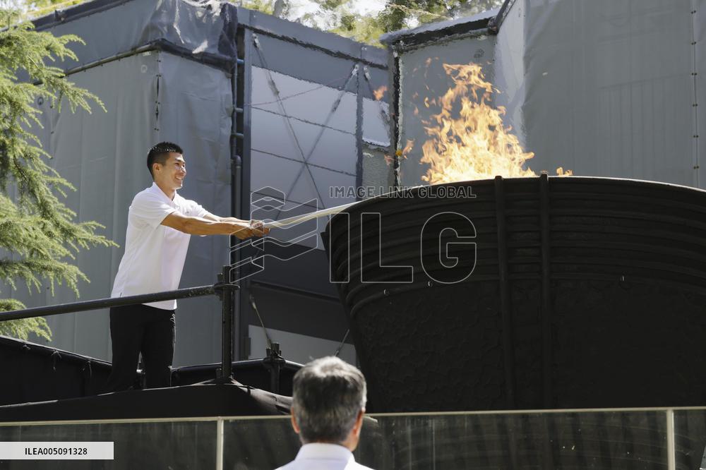 Asian Games torch-lighting ceremony