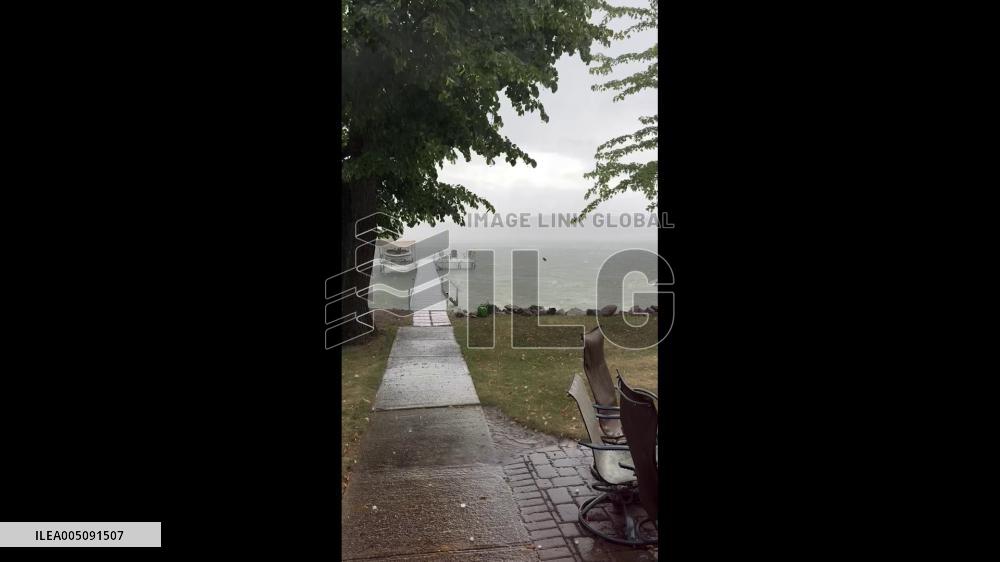 US: Storm Dumps Large Hail Near Perham, Minnesota