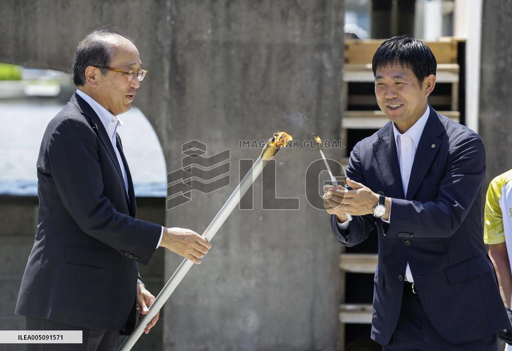 Asian Games: Torch-lighting ceremony