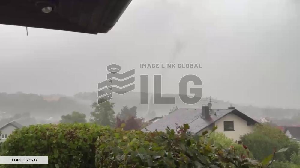 Germany: Tornado Tears Through Solms-Oberndorf, Causing Damage