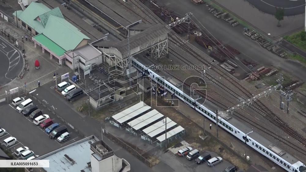 [Breaking News]4 workers die after being hit by express train north of Tokyo