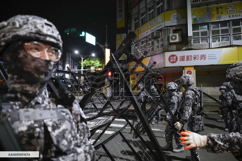 Military exercise in Taiwan