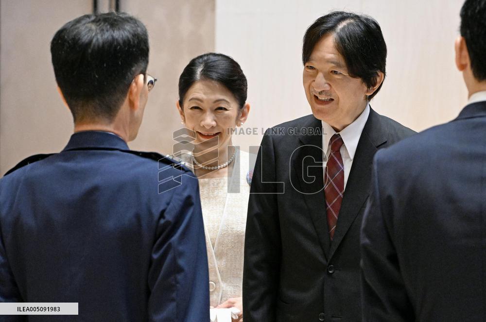 Japan crown prince, crown princess return from Paraguay