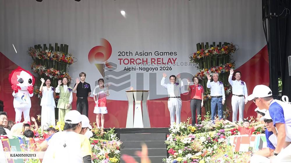 [Breaking News]Asian Games: Torch relay