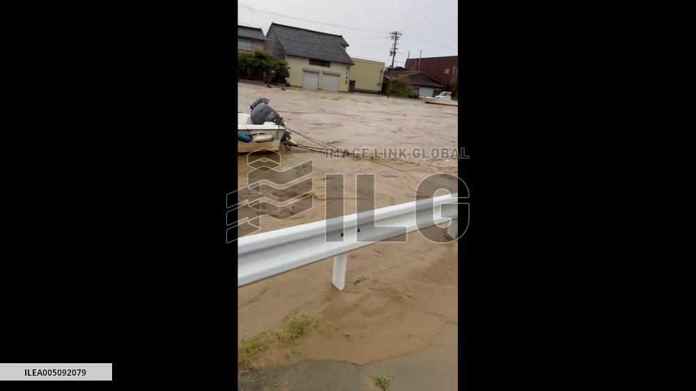 Japan: Record Rainfall Triggers Flooding, Landslides in Toyama, Ishikawa 7