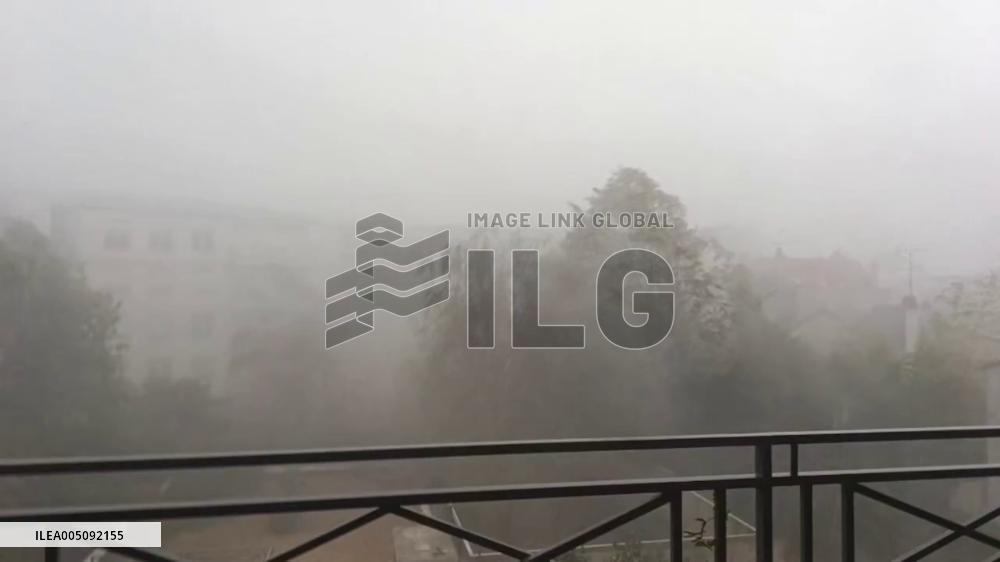France: Violent Storms Batter Paris Region, Orange Alert Issued