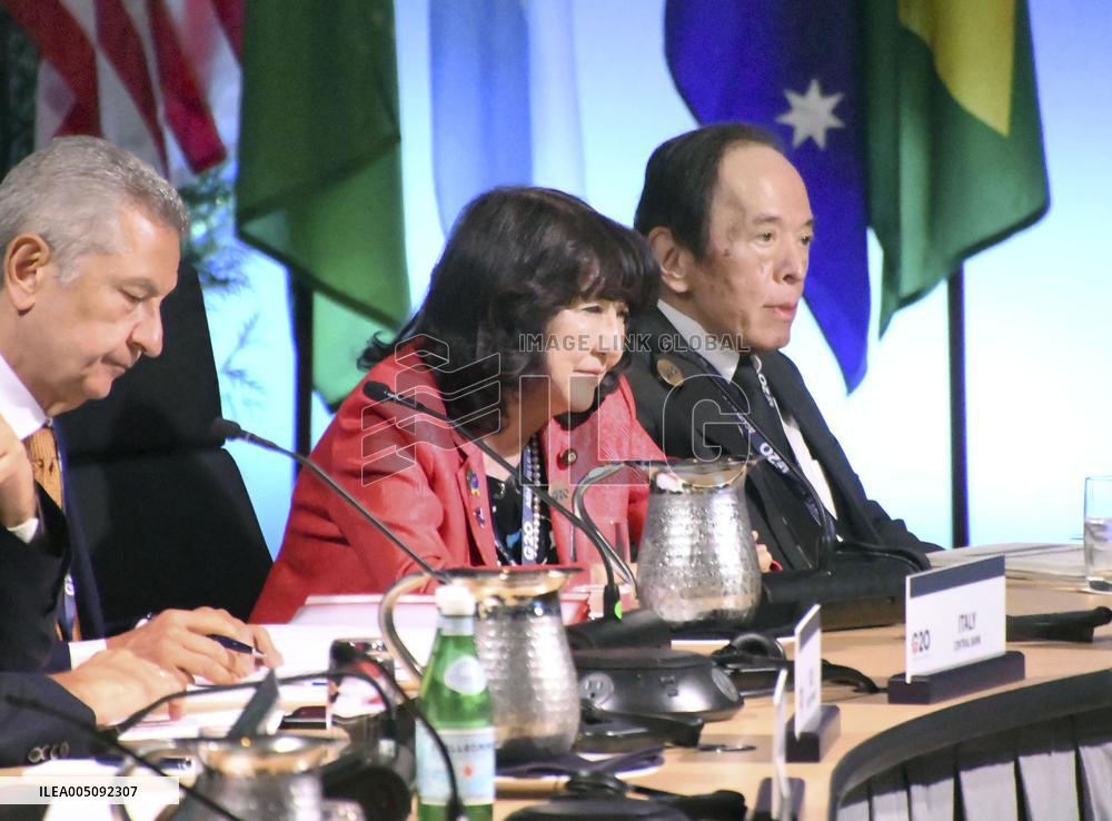 G20 finance meeting in North Carolina