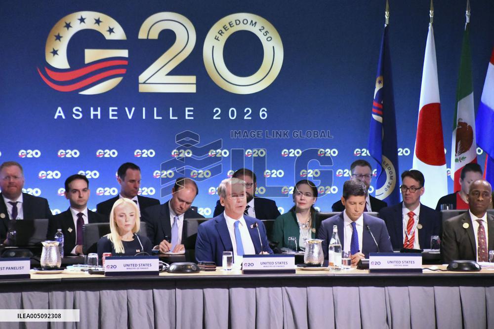G20 finance meeting in North Carolina