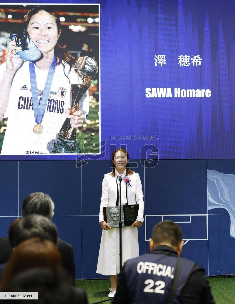 Sawa inducted into Japan Football Hall of Fame