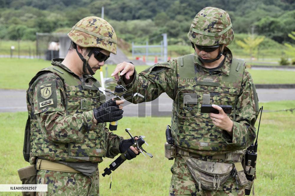 Japan-France forces' joint drill