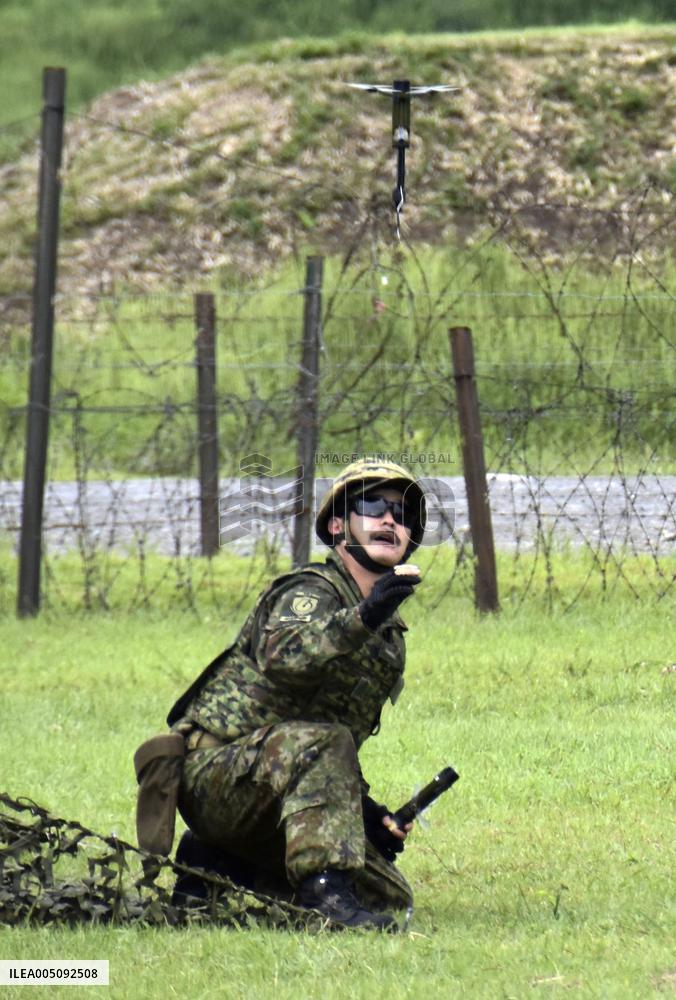 Japan-France forces' joint drill