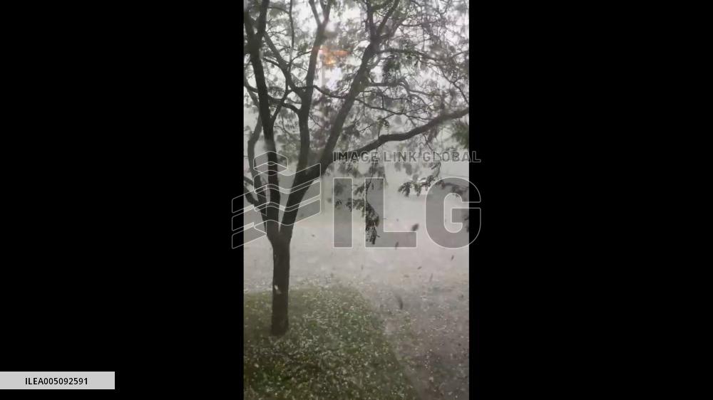 Canada: Strong Winds, Rain, and Large Hail Pound Southern Ontario 8