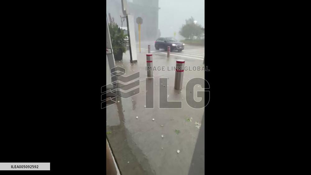 Canada: Strong Winds, Rain, and Large Hail Pound Southern Ontario 7