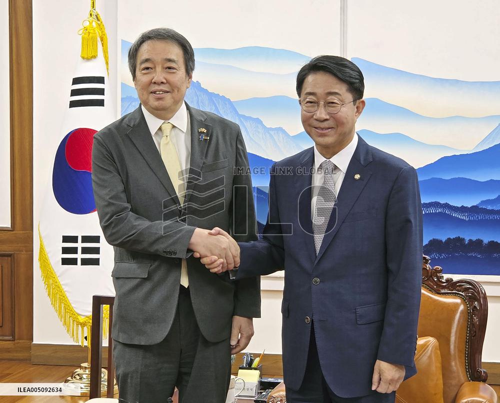 Japan ambassador to S. Korea visits assembly chief