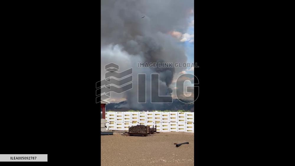 US: Fast-Moving Lookout Fire Forces Evacuations Near Spearfish, South Dakota