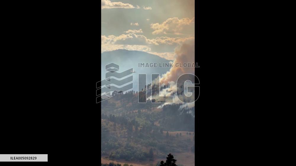 US: Fast-Moving Lookout Fire Forces Evacuations Near Spearfish, South Dakota 5