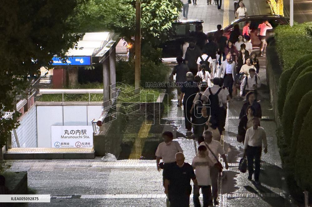 Torrential rain hits central Japan