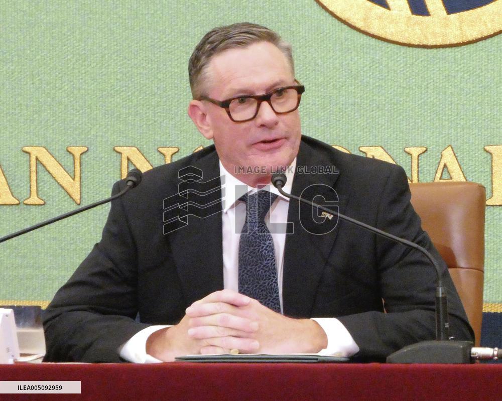 Australia's Ambassador to Japan holds a press conference