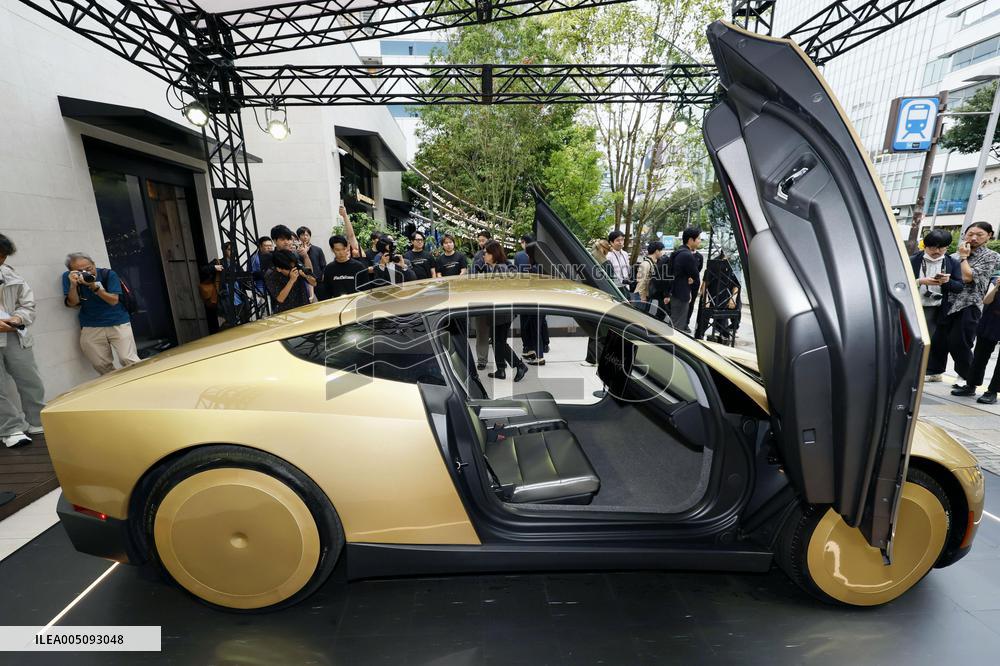 Tesla unveils autonomous robotaxi