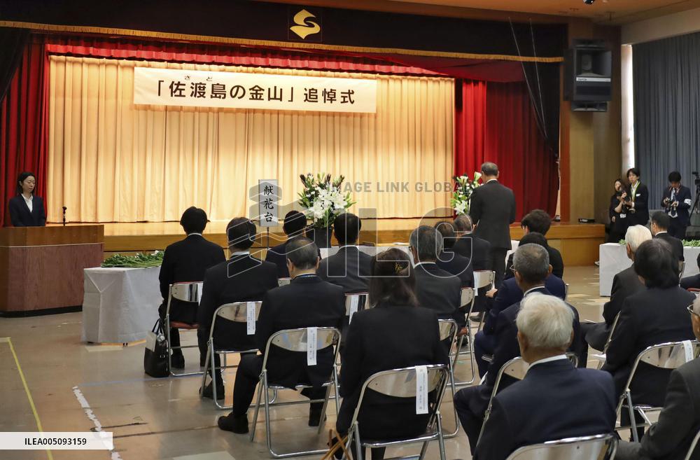 Memorial for Sado mine forced workers