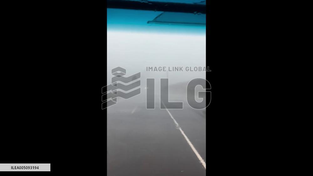 Brazil: Windstorm Snaps Trees and Poles Across Highway Near Francisco Beltrão