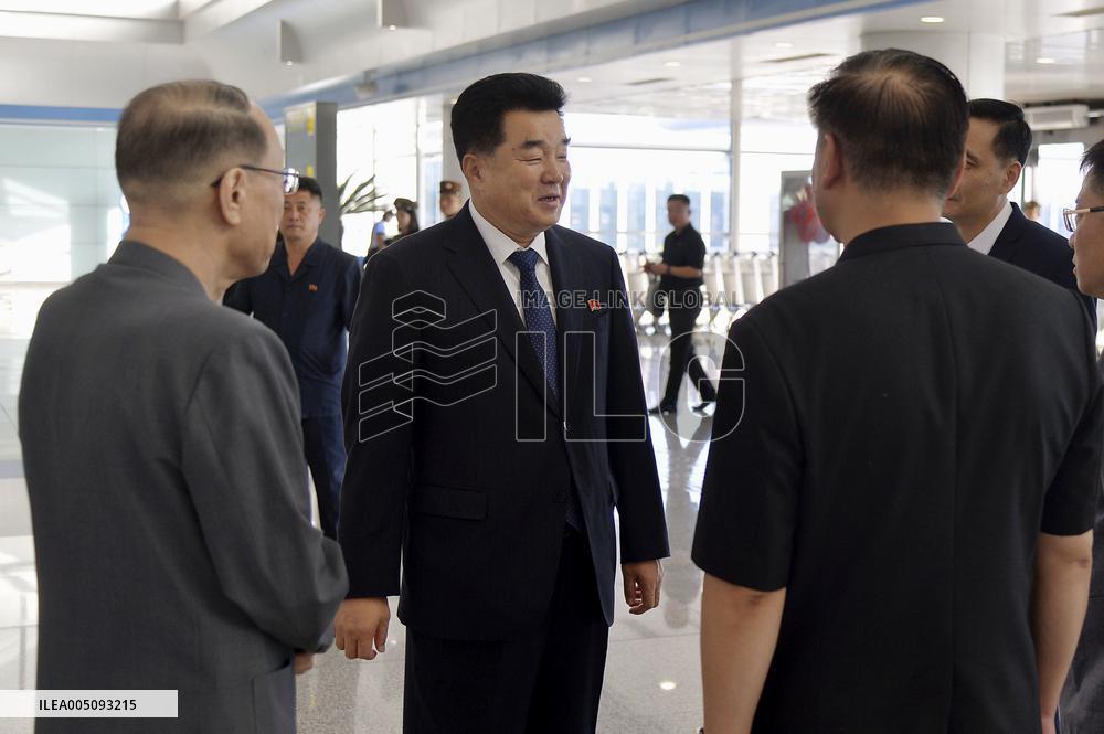 N. Korean sports minister off to Japan for Asian Games