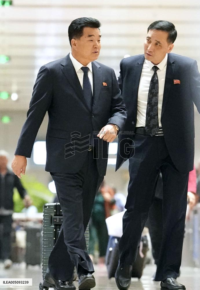 N. Korean sports minister off to Japan for Asian Games