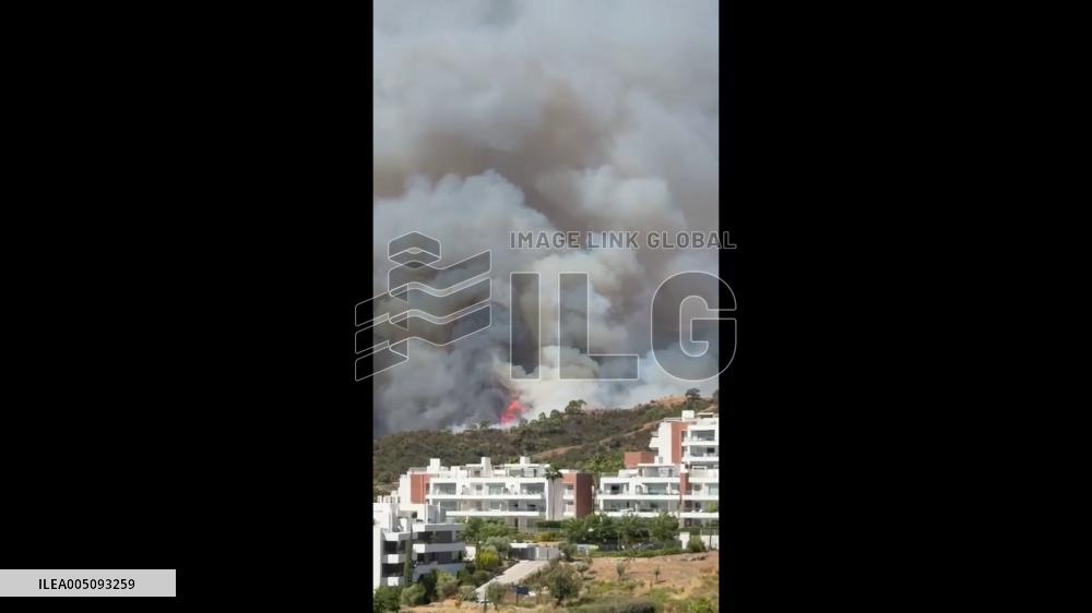 Spain: Wildfire Erupts Near Benahavís, Prompting Evacuations 2