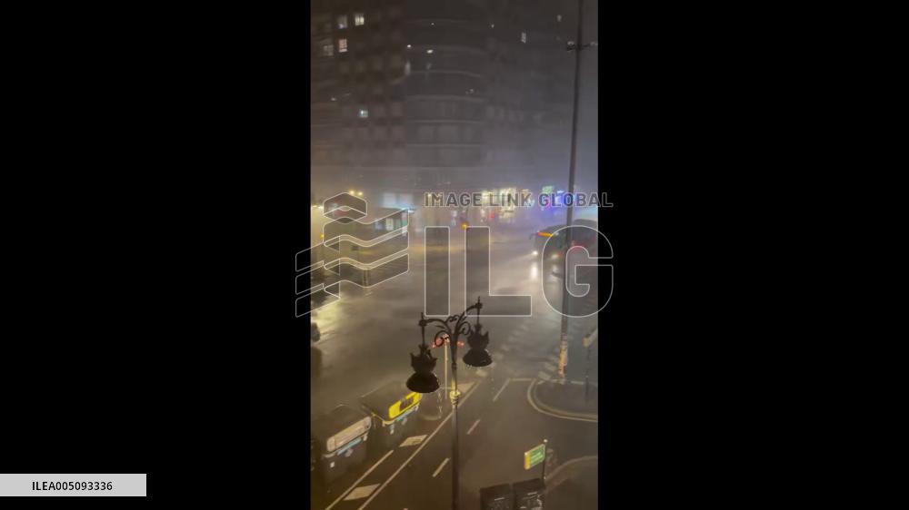 Spain: Severe Storm Hits Valencia, Causing Flooding